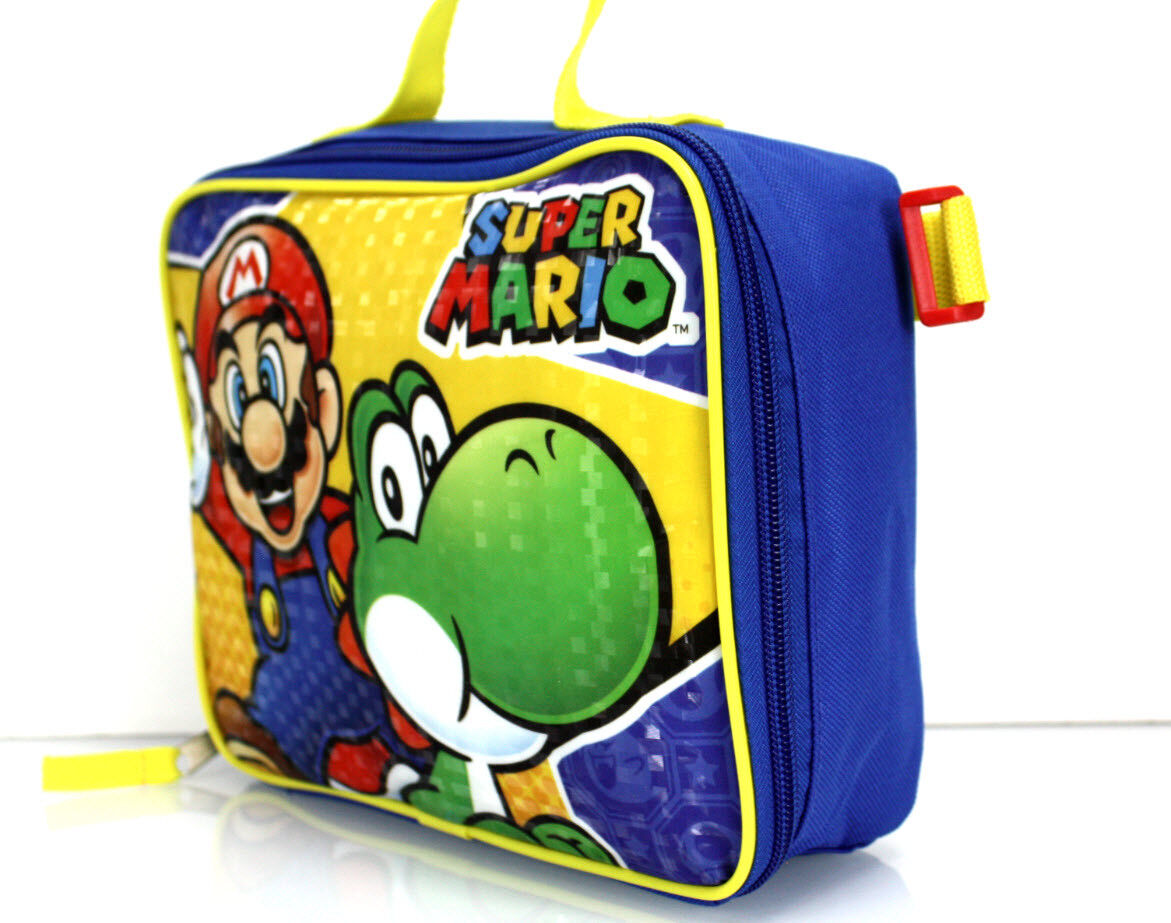 Mario Shop Super Mario Backpack With Lunch Box For