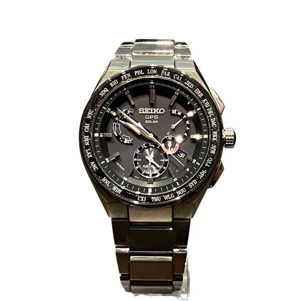 SEIKO Astron Exective Lines SBXB123 Dual Time GPS Solar