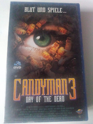 CANDYMAN 3  Day of the Dead   - Blut und Spiele - VHS Rarität  FSK18