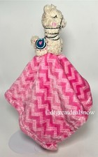 HB Hudson Baby Llama Alpaca Pink Plush Lovely Soft Security Blanket