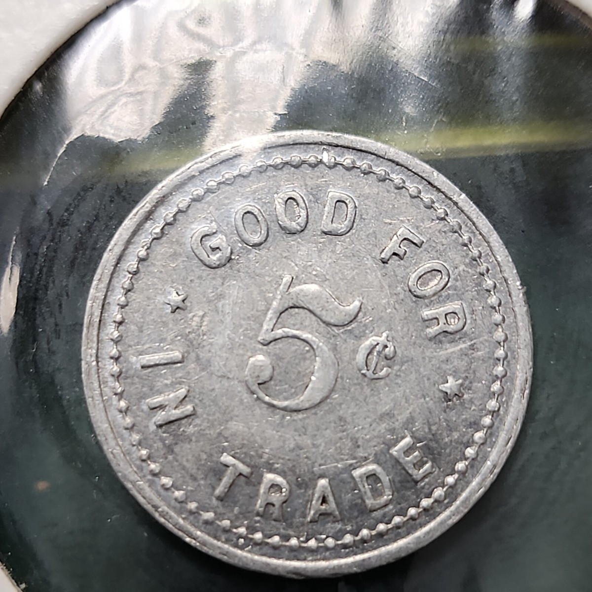 Vintage Aluminum 5 Cent Trade Token Cub Billiard Hall JRT 100 | eBay