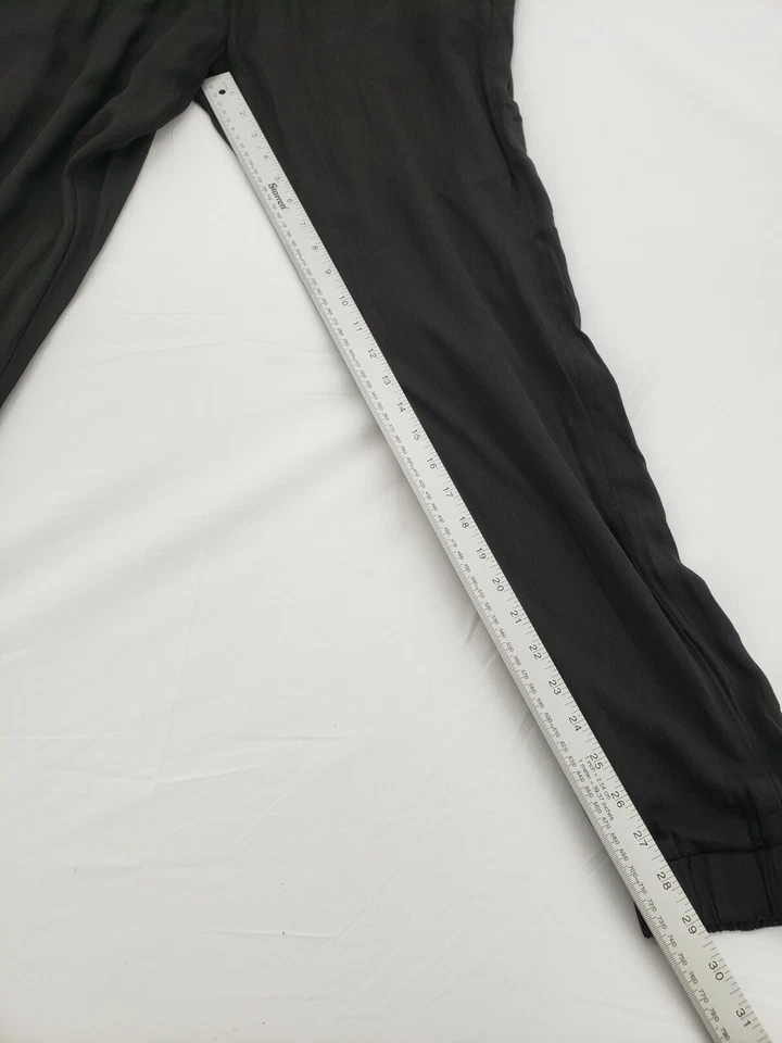 Pantalones de vestir B York para mujer talla L negros con cinturón trenzado cintura NUEVOS NUEVOS CON ETIQUETAS Foto 4 de 4