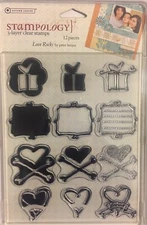 Stampology 3-Layer LOVE ROCKS AL3203 Clear Stamp 12pcs