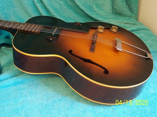 1951- 52 GIBSON ES-125 Arch top F-hole original Electric Guitar ES125 Good Cond - Picture 9 of 12