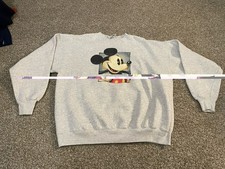The Disney Store XL Grey Mickey Mouse Sweater