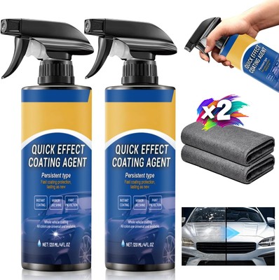 Car Coating Spray,Quick Effect Coating Agent,Car Scratch Wax Polish Spray Liquid