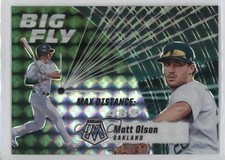 2021 Panini Mosaic Big Fly Green Mosaic Prizm Matt Olson #BF11 04eb