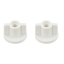 Fester Ersatz Hintere Mutter Toilettendeckel Boden 2.5cm 2PCS Rückenmutter