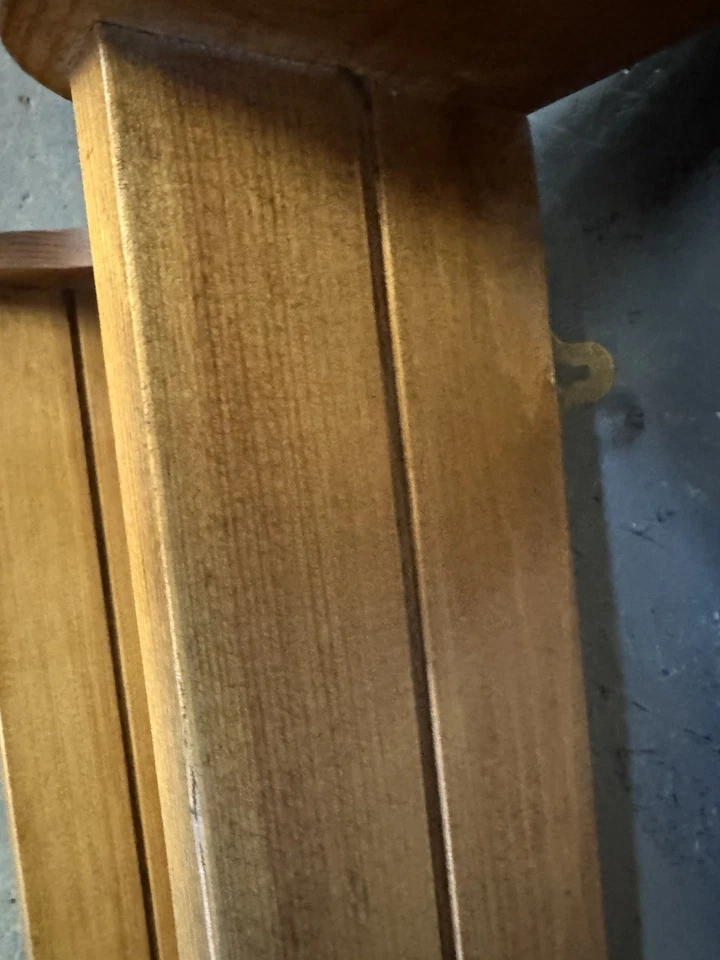 Vintage Pine Plate Rack Wall Mounted Kitchen Wall Shelves Farmhouse - Image 4 of 4