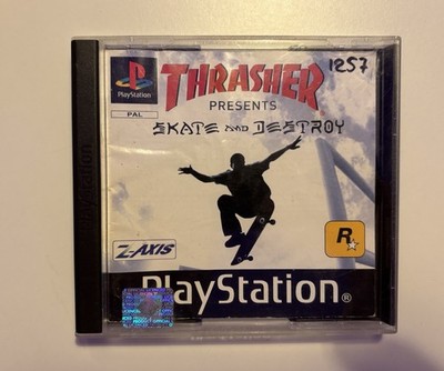 PlayStation 1 Thrasher Presents Skate and Destroy - Inkl. Anleitung