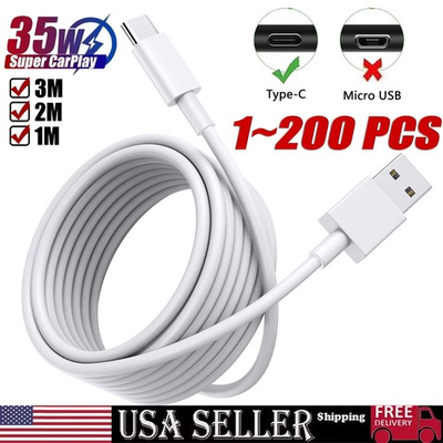 #ad IPhone 17 16 Pro Max Plus USB A Cable Fast Charger Type C Charging Data Lot Cord $756.99
