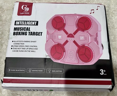 CAIDI TOYS~Intelligent Musical Boxing Target, Bluetooth, BLACK - NEW (dmgd bx) - Picture 2 of 3