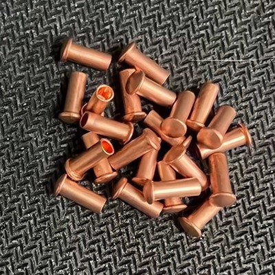 20pcs Copper Half Hollow Rivets for Zippo Insert Steel Wheel Repair Pins Kit
