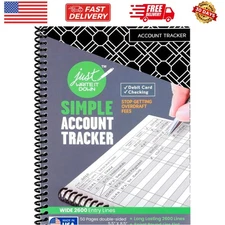 s  Check Book Register & Debit Card Ledger Notebook - Checking Account Regist...