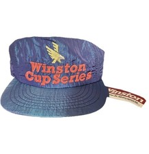 Winston Cup Series Hat Blue Neon SnapBack NASCAR 90  s Vintage Deadstock NEW