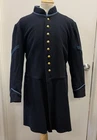 Repro Civil War Union Army Enlisted Frock Coat w/ Corporal Chevrons, SZ 50" BIG