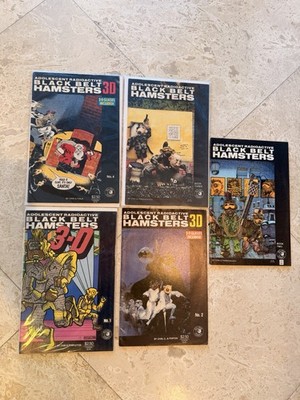 Adolescent Radioactive Black Belt Hamsters lot of 5 comics 