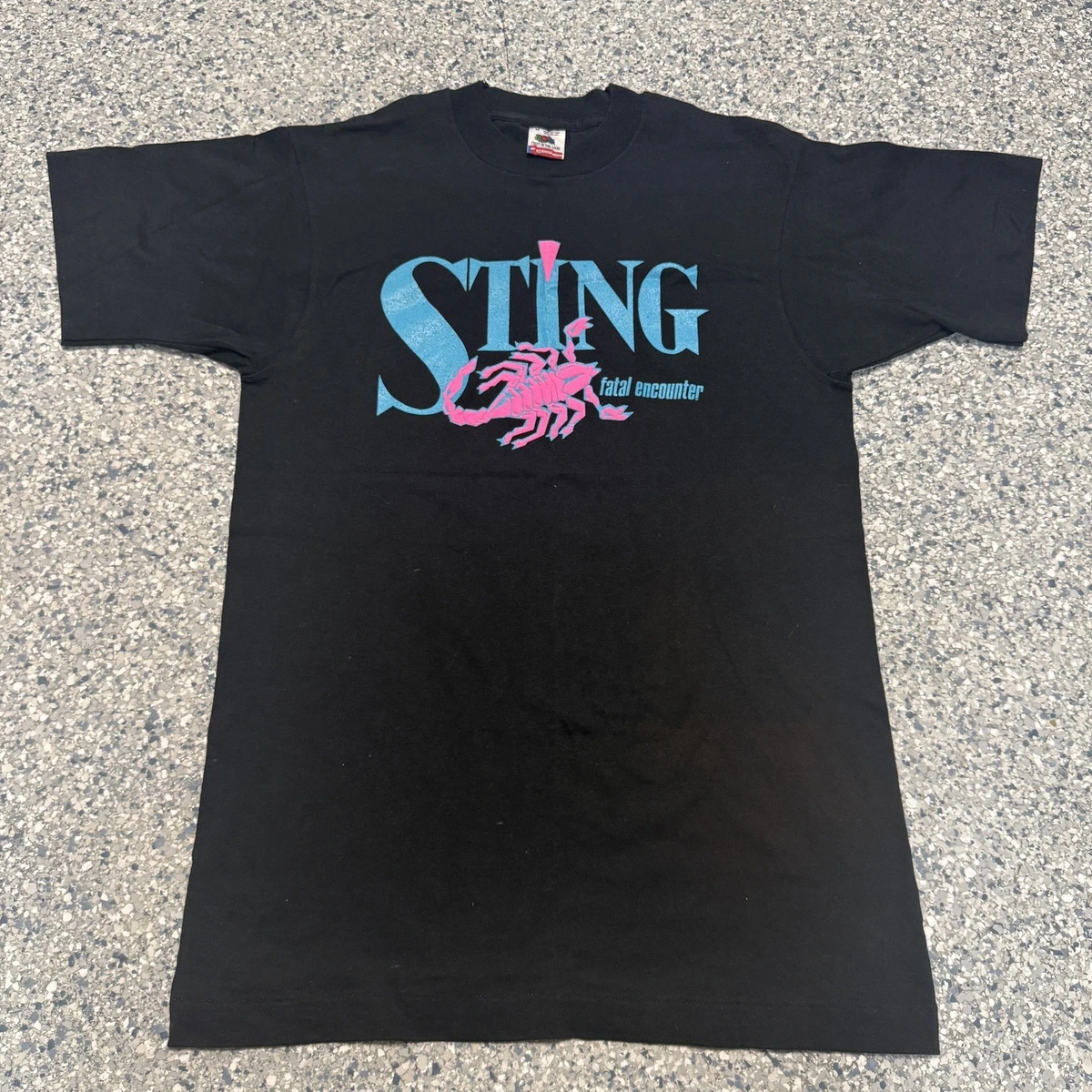 90s/プロレス/wcw sting/タンクトップ/L/コットン/BLK/プリント Sting 