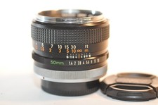 Canon FD 50mm f/1.4 PRIME lens chrome ring READ for A1 AE-1 Pro T90 F-1 T-60 T70