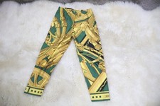 Hermes Leggings Pants Size 40 Stretchy Lycra Scarf Pattern Vintage Authentic