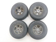 4 *RARE* Hobao R09011 Short Course Truck Tires & 17mm Hex Wheels for Hyper 8SC-E