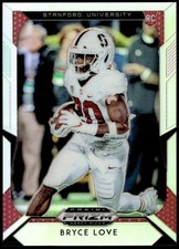 2019 Panini Prizm Draft Picks #103 Bryce Love Prizms Silver Rookie E1
