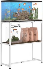 Mondazie 30 Gallon Fish Tank Stand, Upgraded Height Aquarium Stand Table with...