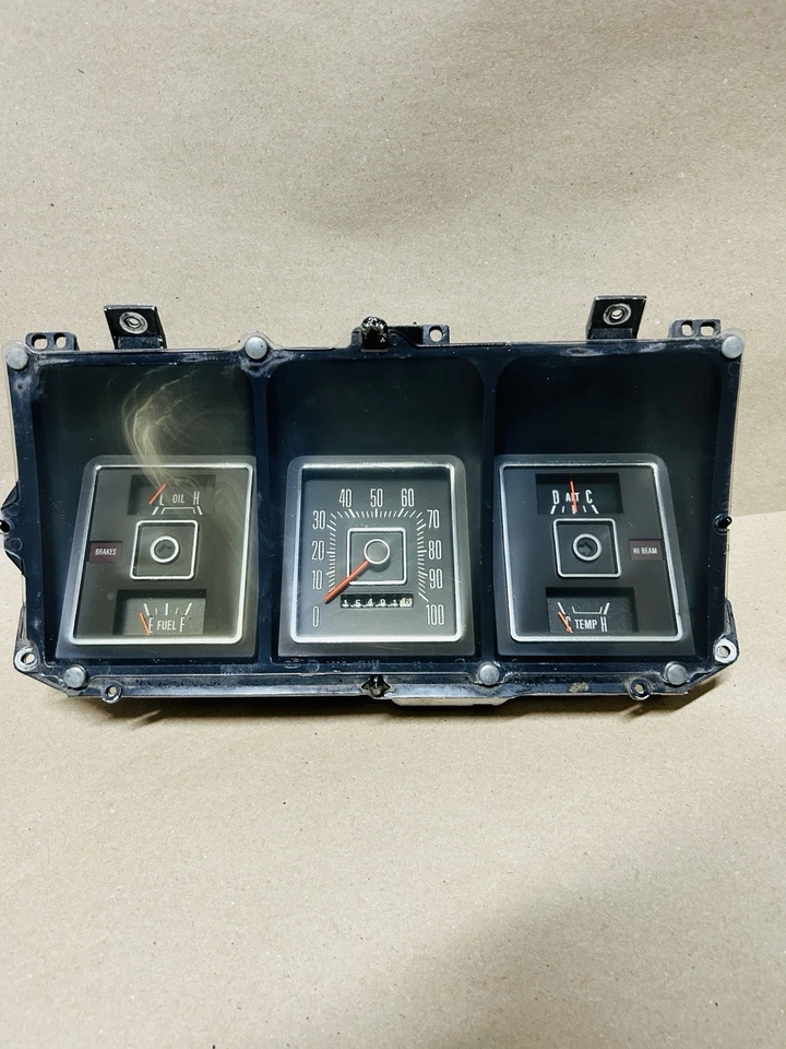 Camión Ford F-100 F-250 73-79/calibre Bronco racimo velocímetro temperatura aceite combustible Foto 3 de 4