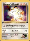 Giovanni's Meowth (74) 074/132 1st Edition - Pokemon Gym Challenge - NM