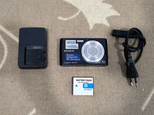 Sony Cyber-Shot DSC-W510 12.1MP CCD Digital Camera - Black Fully Working w/ Kit