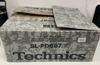 Technics SL PD687 5 Disc Rotary Carousel CD Changer With MASH Technology //4688