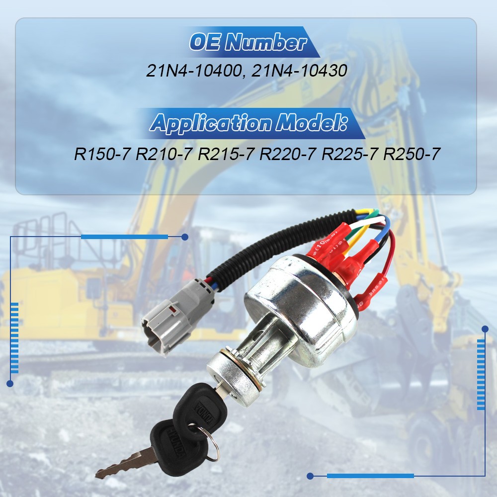 Ignition Switch 21N4-10400 21N4-10430 For Hyundai R150-7 R210-7