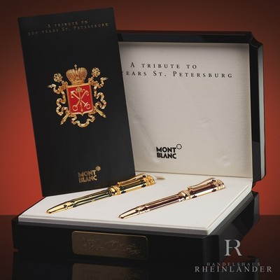 Montblanc Patron of Art 300 Years St. Petersburg 4810 Set Fountain Pens ID 9248