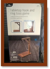🎯 Crane Tabletop Hook & Ring Toss Game - Makes a thoughtful gift for Coworkers