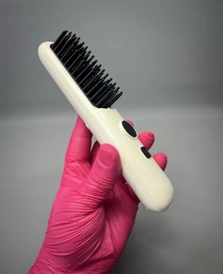 Kabellose Haar Locken Glätteisen Bürste Kamm Reisefertig Einfache Anwendung Überall