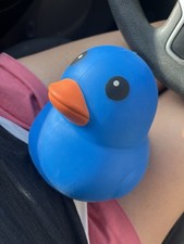 Blue Viral Jumbo Duck Squishy Rubber Duck