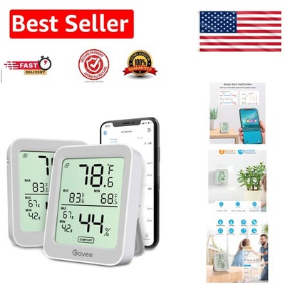 Smart Indoor Hygrometer Thermometer 2 Pack for Optimal Environment Control