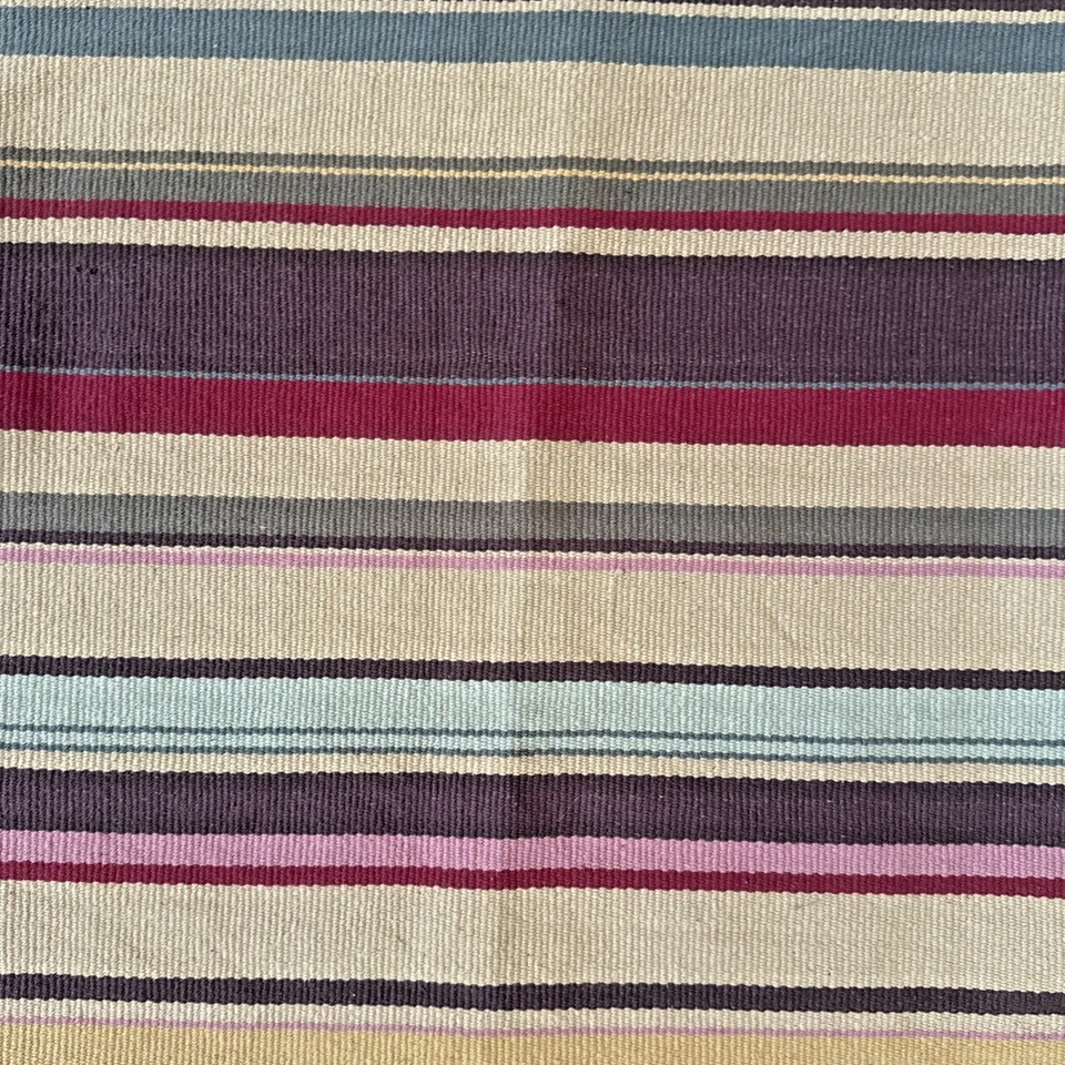 Funda Almohada SUROESTE TERRACOTA RAYAS GRANERO CERÁMICA 26X26 Algodón Foto 2 de 4