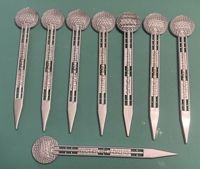 Lot of 8 Plastic Swizzle Sticks Vintage Dallas Hyatt Regency Reunion Tower
