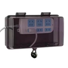 Waterproof Outdoor Electrical Box with 6 Output Holes for Extension Cord