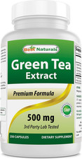 Green Tea Extract 500 Mg 250 Capsules
