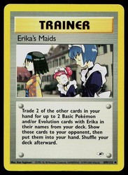 Erika's Maids 109/132 Gym Heroes Uncommon Trainer