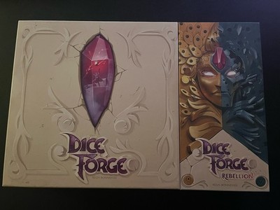 Dice Forge Board Dice Game with Rebellion Expansion Excellent