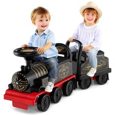 Ride on Train 6V Battery Powered Ride on Toy with Under-Seat Storage Carriage