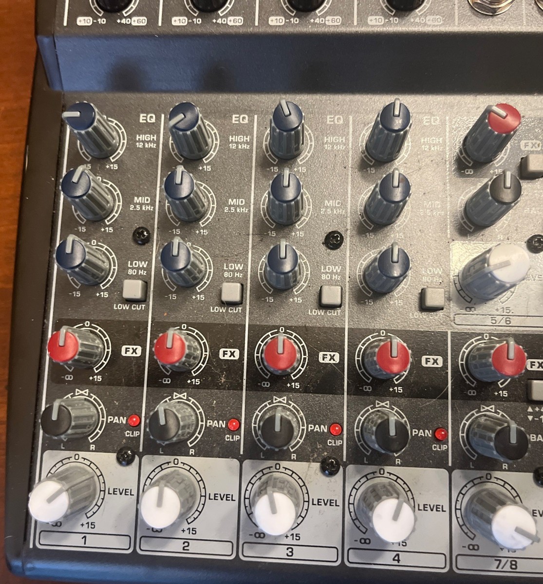 Behringer XENYX 1202 12-Input 2 Bus Analog Mixer – Untested, Sold