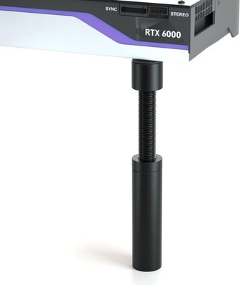 Graphics Card GPU Support Bracket: Sag Bracket Video Stand Black 