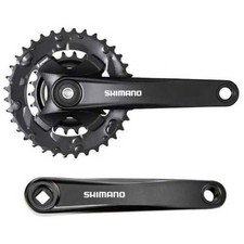 Shimano Kurbelgarnitur FC-MT101-2 für Mountainbikes, 170mm  36/22 Zähne