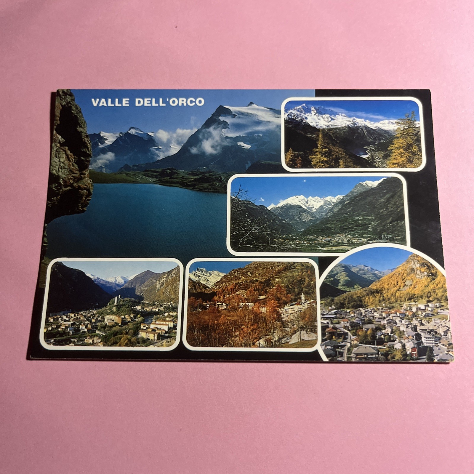 CARTOLINA A COLORI COLLEZIONE - VALLE DELL'ORCO VARIE VEDUTE - NON VIAGGIATA