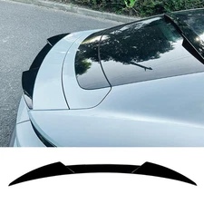 For Porsche Taycan Sedan 2020-2024 ABS Glossy Black Rear Tail Trunk Spoiler Wing