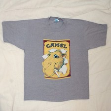 Vintage Joe Camel T Shirt XL 1980  s Free Shipping